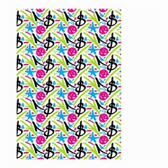 Cool Graffiti Patterns  Small Garden Flag (two Sides) by Nexatart