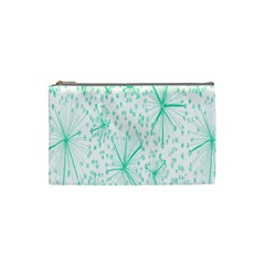 Pattern Floralgreen Cosmetic Bag (small)  by Nexatart