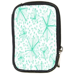 Pattern Floralgreen Compact Camera Cases by Nexatart