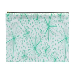 Pattern Floralgreen Cosmetic Bag (xl) by Nexatart