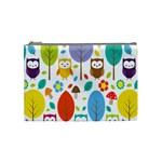 Cute Owl Cosmetic Bag (Medium)  Front