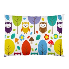 Cute Owl Pillow Case (two Sides)