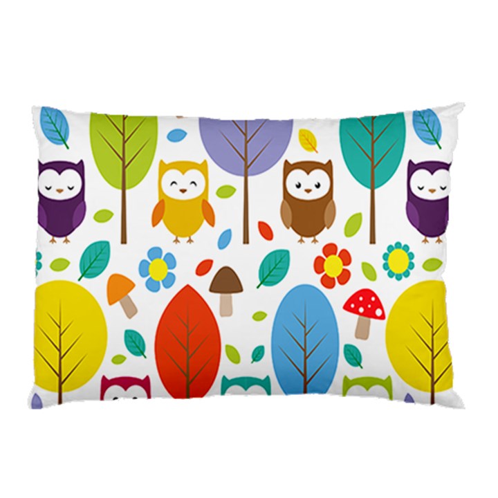 Cute Owl Pillow Case (Two Sides)