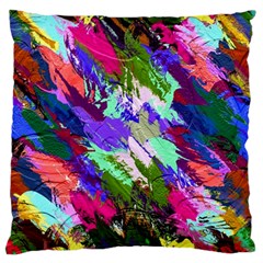 Tropical Jungle Print And Color Trends Large Cushion Case (two Sides) by Nexatart