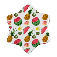 Fruits Pattern Ornament (snowflake)