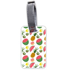 Fruits Pattern Luggage Tags (one Side)  by Nexatart