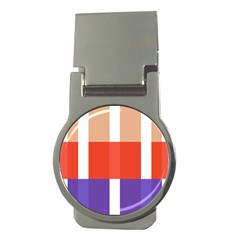 Compound Grid Money Clips (round)  by Nexatart