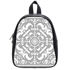 Mosaic Pattern Cyberscooty Museum Pattern School Bags (small)  by Nexatart