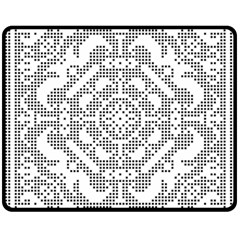 Mosaic Pattern Cyberscooty Museum Pattern Double Sided Fleece Blanket (medium) 