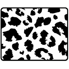 Leopard Skin Double Sided Fleece Blanket (medium) 