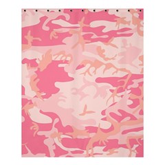 Pink Camo Print Shower Curtain 60  X 72  (medium)  by Nexatart