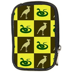 Bird And Snake Pattern Compact Camera Cases by Nexatart