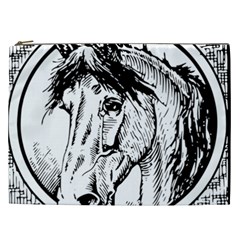 Framed Horse Cosmetic Bag (xxl)  by Nexatart