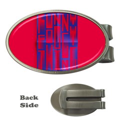 Funny Foggy Thing Money Clips (Oval) 