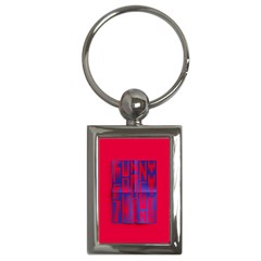 Funny Foggy Thing Key Chains (Rectangle) 