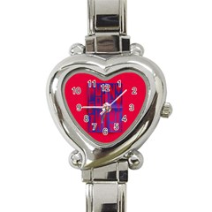 Funny Foggy Thing Heart Italian Charm Watch