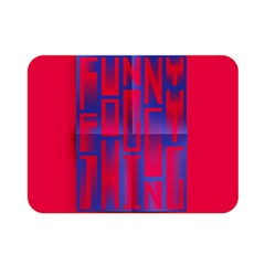 Funny Foggy Thing Double Sided Flano Blanket (Mini) 