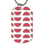 Watermelon Pattern Dog Tag (Two Sides) Back