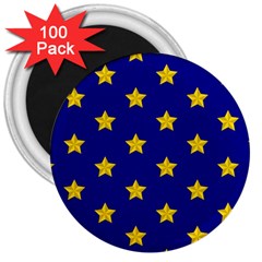 Star Pattern 3  Magnets (100 Pack) by Nexatart