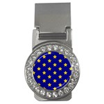 Star Pattern Money Clips (CZ)  Front