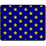 Star Pattern Fleece Blanket (Medium)  60 x50  Blanket Front