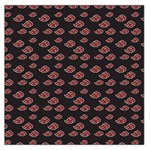 Cloud Red Brown Large Satin Scarf (Square) Front