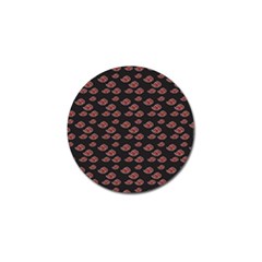 Cloud Red Brown Golf Ball Marker by Mariart