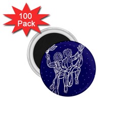 Gemini Zodiac Star 1 75  Magnets (100 Pack) 