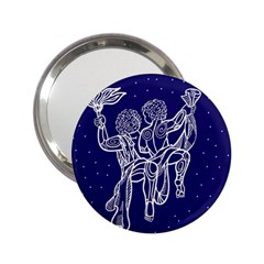 Gemini Zodiac Star 2 25  Handbag Mirrors