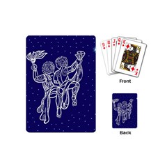 Gemini Zodiac Star Playing Cards (mini) 