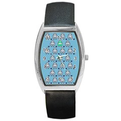 Funny Cow Pattern Barrel Style Metal Watch