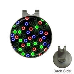 Neons Couleurs Circle Light Green Red Line Hat Clips With Golf Markers