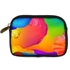 Paint Rainbow Color Blue Red Green Blue Purple Digital Camera Cases by Mariart