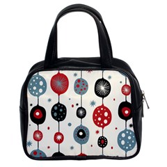 Retro Ornament Pattern Classic Handbags (2 Sides)