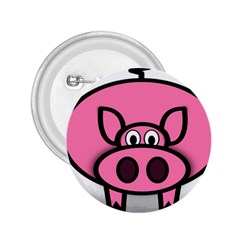 Pork Pig Pink Animals 2 25  Buttons