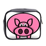 Pork Pig Pink Animals Mini Toiletries Bag 2-Side Back