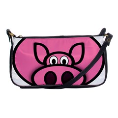 Pork Pig Pink Animals Shoulder Clutch Bags by Mariart