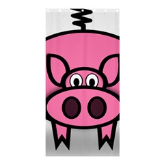 Pork Pig Pink Animals Shower Curtain 36  X 72  (stall)  by Mariart