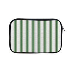 Plaid Line Green Line Vertical Apple Macbook Pro 13  Zipper Case