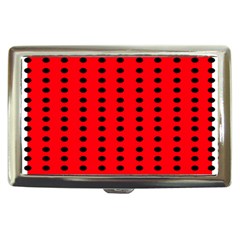 Red White Black Hole Polka Circle Cigarette Money Cases