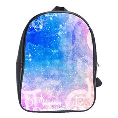 Horoscope Compatibility Love Romance Star Signs Zodiac School Bags (xl)  by Mariart