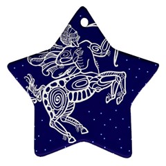 Sagitarius Zodiac Star Ornament (Star)