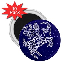 Sagitarius Zodiac Star 2.25  Magnets (10 pack) 