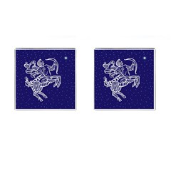 Sagitarius Zodiac Star Cufflinks (square) by Mariart