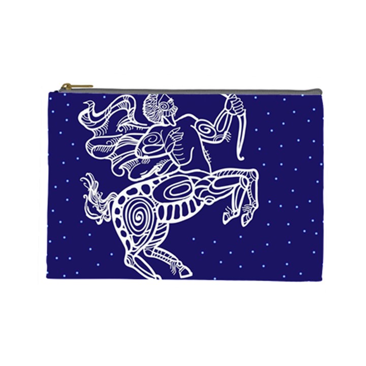 Sagitarius Zodiac Star Cosmetic Bag (Large) 