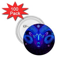 Sign Aries Zodiac 1 75  Buttons (100 Pack) 