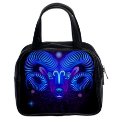 Sign Aries Zodiac Classic Handbags (2 Sides)