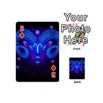 Sign Aries Zodiac Playing Cards 54 (Mini)  Front - Diamond5