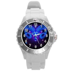 Sign Aries Zodiac Round Plastic Sport Watch (l)