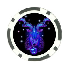 Sign Capricorn Zodiac Poker Chip Card Guard (10 Pack)